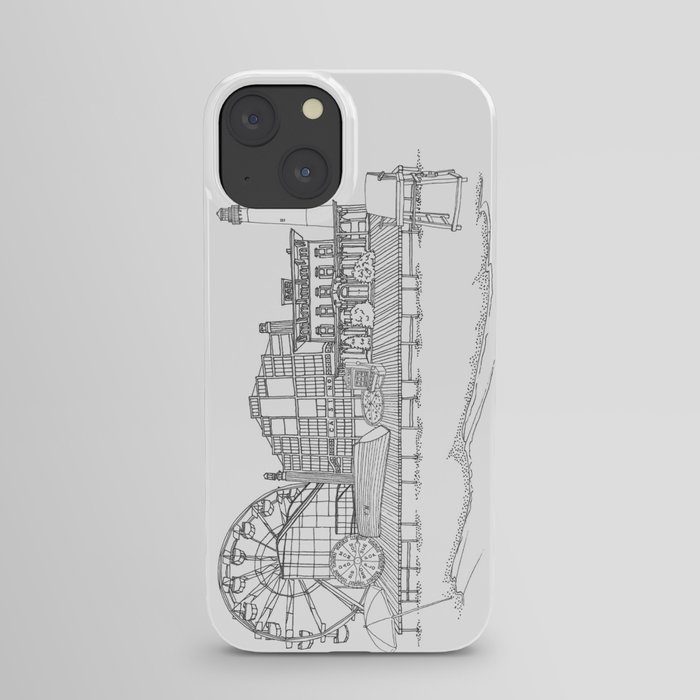 The Jersey Shore by the Downtown Doodler iPhone Case
