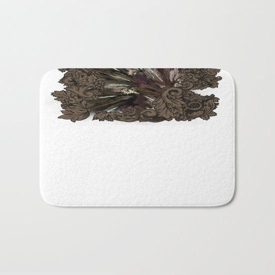 Impressive Brier Pattern Bath Mat