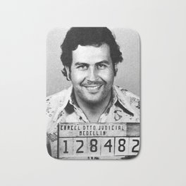 Pablo Escobar Mug Shot Bath Mat | Mugshot, Pabloescobar, Gangster, Photo 