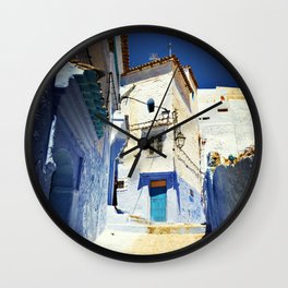 Chaouen street Wall Clock