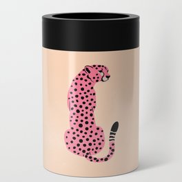 The Stare: Peach Cheetah Edition Can Cooler