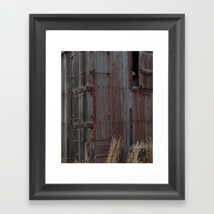 Wood and Iron Framed Art Print