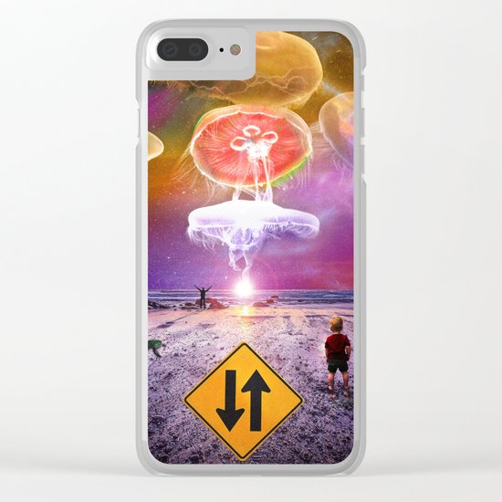 The Day of the Jellies Clear iPhone Case