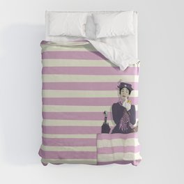 mary in the pocket Duvet Cover