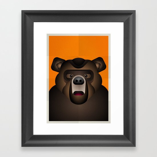 Bear Framed Art Print