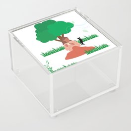 A distant thought Acrylic Box