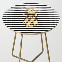 Pineapple & Stripes Side Table