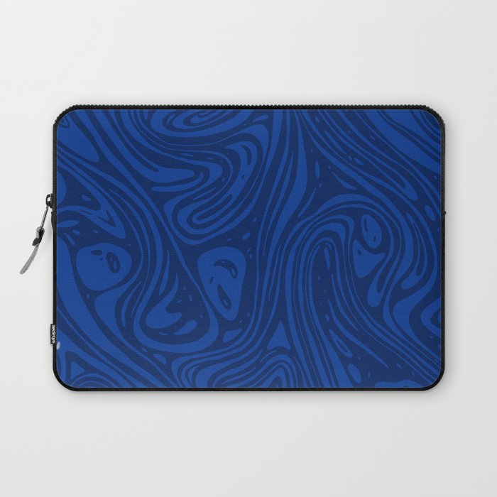 Marbled Paper I (Blue) Laptop Sleeve