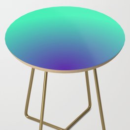 green and blue gradation Side Table