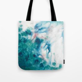 Waves of turquoise Tote Bag