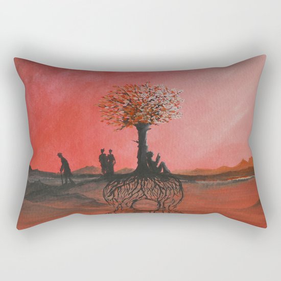 Track 3: Songs from the tree Rectangular Pillow