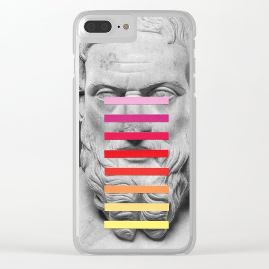 Sculpture With A Spectrum 2 Clear iPhone Case