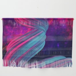 Neon twisted space #2 Wall Hanging