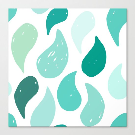 Ocean drops Canvas Print