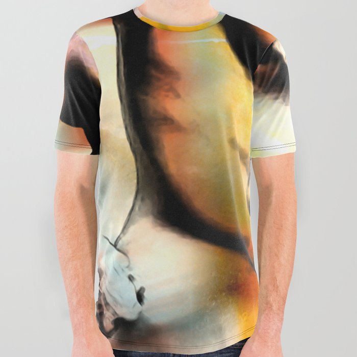 male nude body  All Over Graphic Tee
