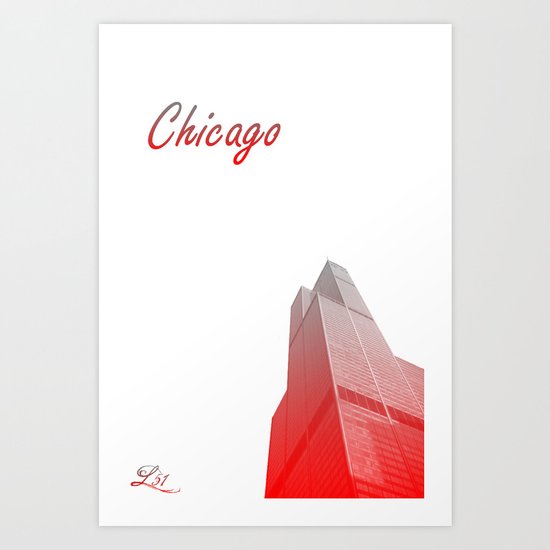 Cities Of America: Chicago Art Print