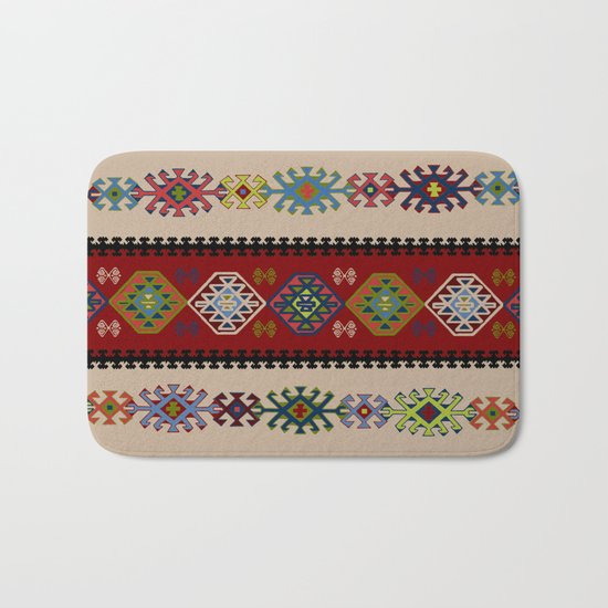 Kilim pattern #022 Bath Mat