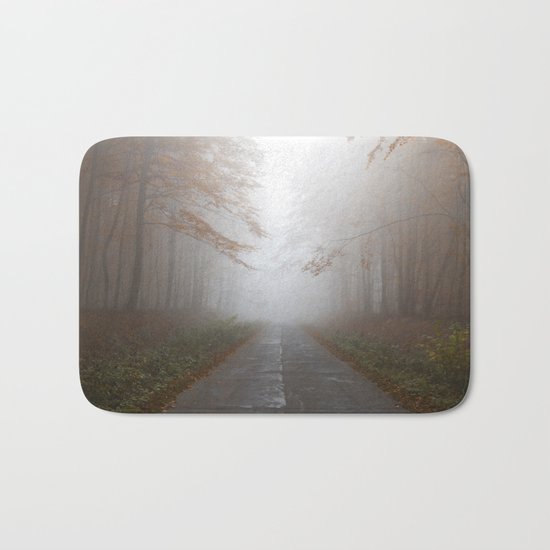 Forest Walk #fog Bath Mat