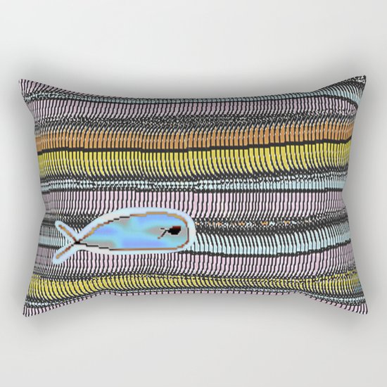 Not Whaling / Imperfect Lines Rectangular Pillow