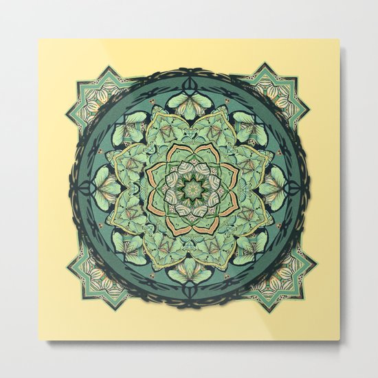 Morris Mandala Metal Print