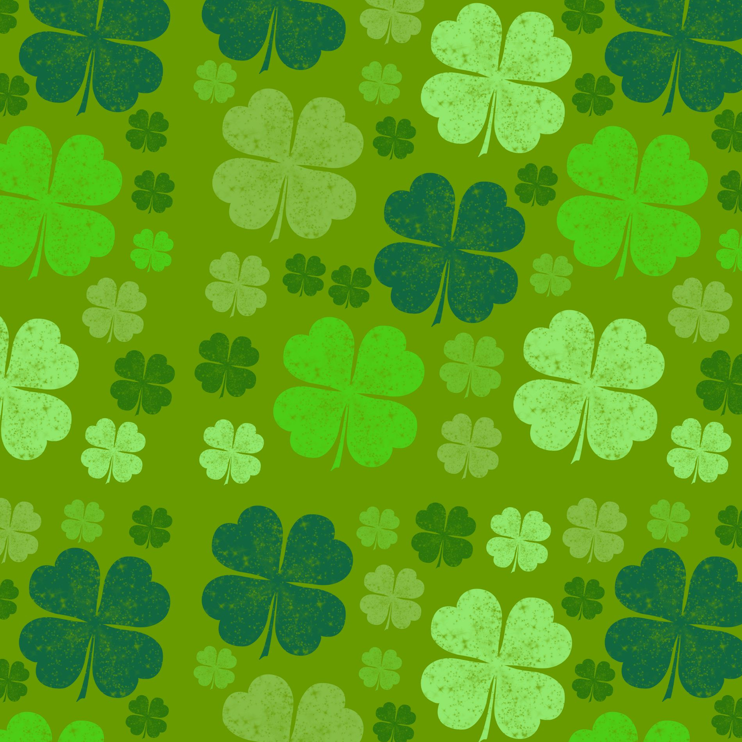 Saint Patrick S Day Four Leaf Clovers Green Leggings By Sitnica Society6