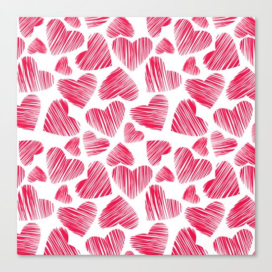 Hearts Canvas Print