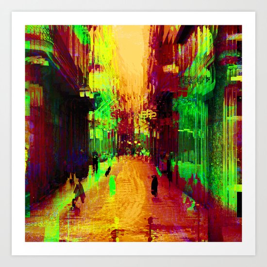 Else's sup cup up down else low law else run some. Art Print