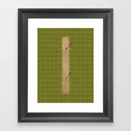 Cricket Pitch  Framed Art Print