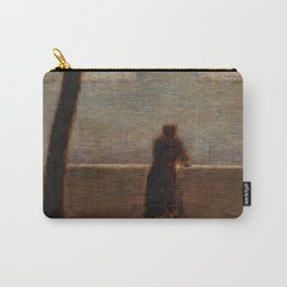 Georges Seurat - A Man Leaning On A Parapet Carry-All Pouch