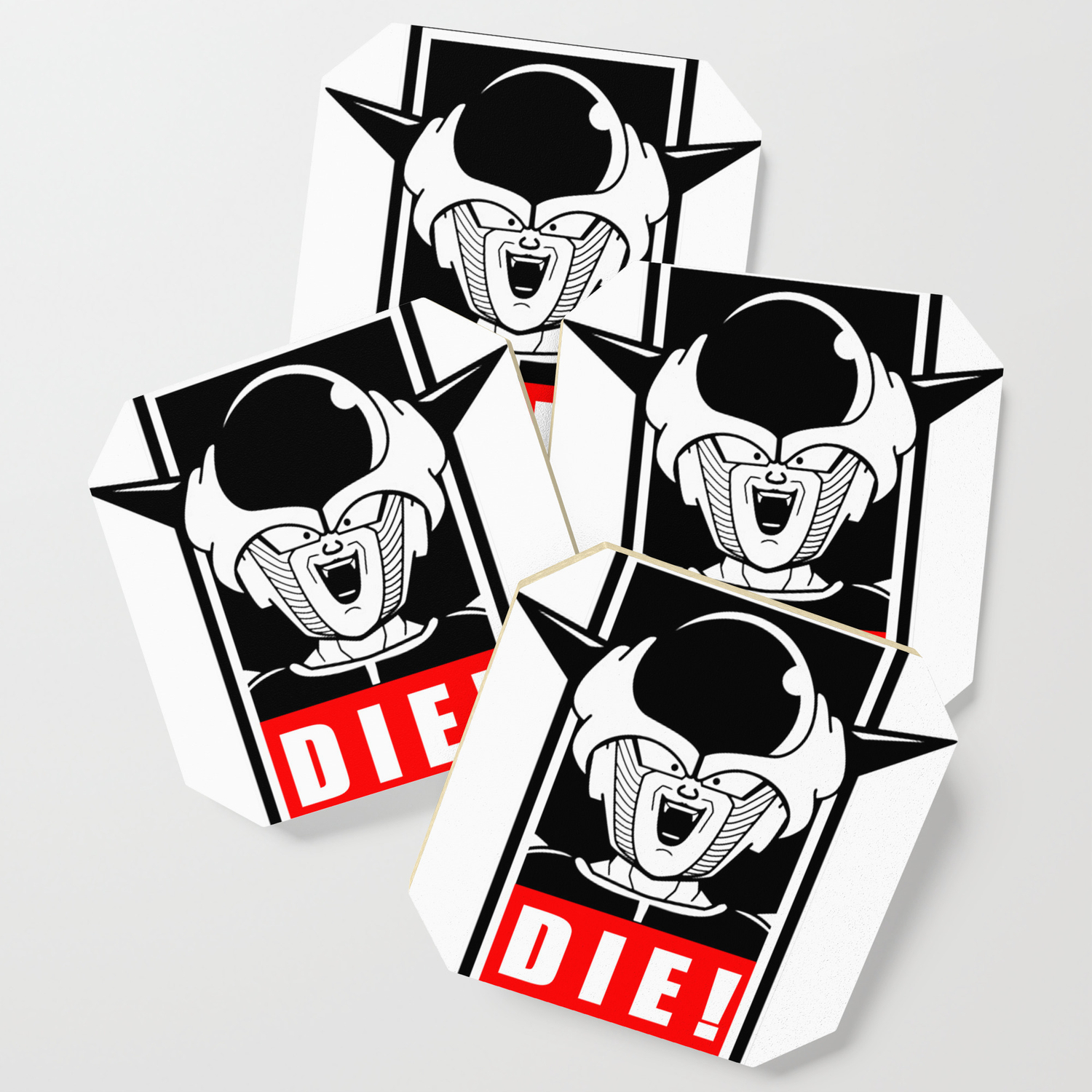 Freezer Die Dragon Ball Coaster By Makaiworld Society6