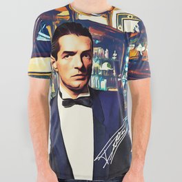 Falco at the Cafe All Over Graphic Tee