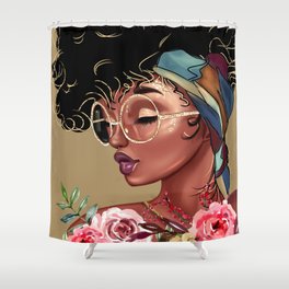 Blackgirlmagic Shower Curtains For Any, Afro Black Girl Magic Shower Curtain