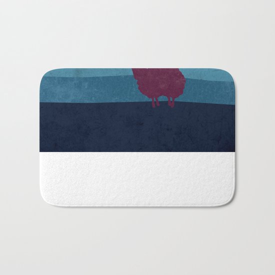 Sheep you are not alone Bath Mat