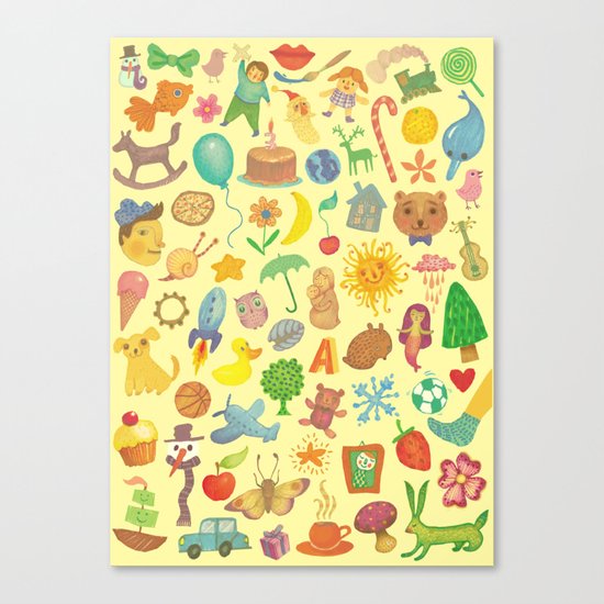 Happy Canvas Print