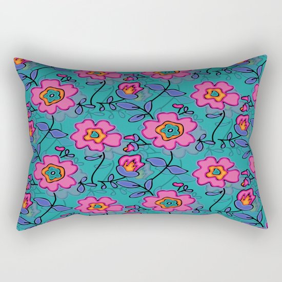 Flower 41 Rectangular Pillow