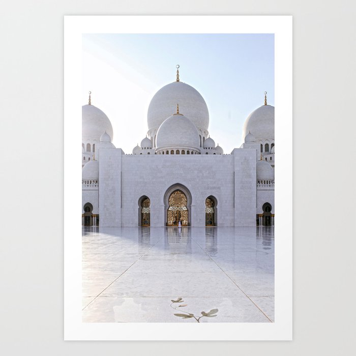 Grand Mosque Abu Dhabi Art Print