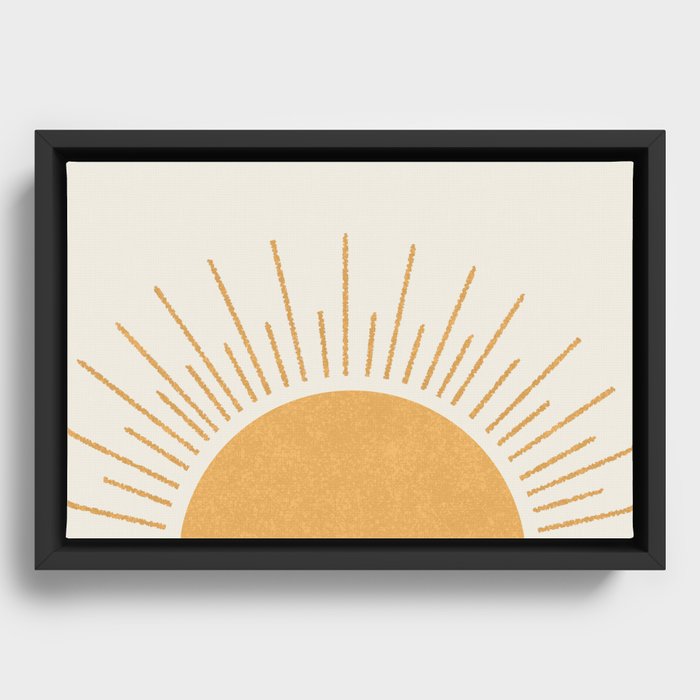 Sunshine Everywhere Framed Canvas