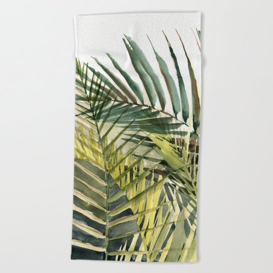 Arecaceae - household jungle #2 Beach Towel