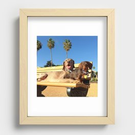 Beach Babes Recessed Framed Print