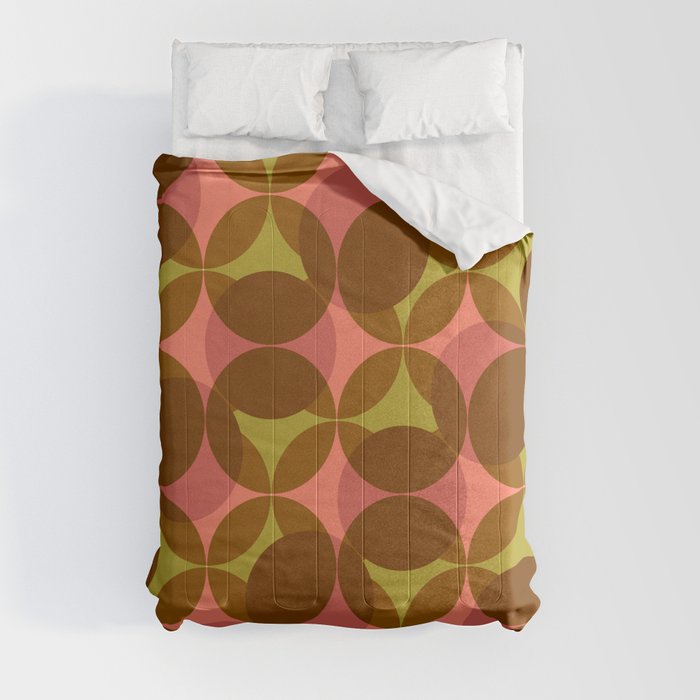 Space Circles - 70s Geometric Abstract Comforter