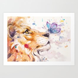 Finn's Lion Art Print