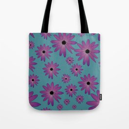 Pink Daisy Pattern  Tote Bag