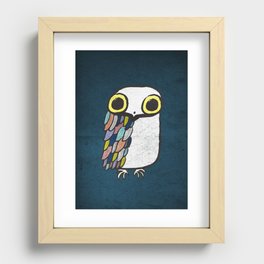 Wise Little Owl Recessed Framed Print