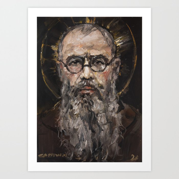 Maximilian Kolbe Art Print