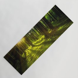 Forest Sunlight Landscape Photo Yoga Mat