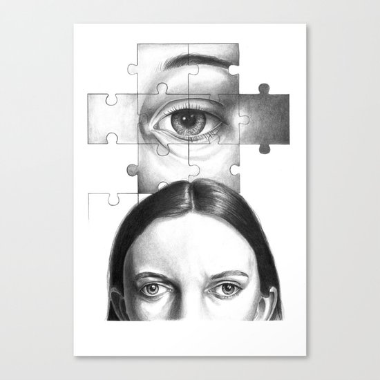 Ti Guardo e mi Vedo in Te... Canvas Print