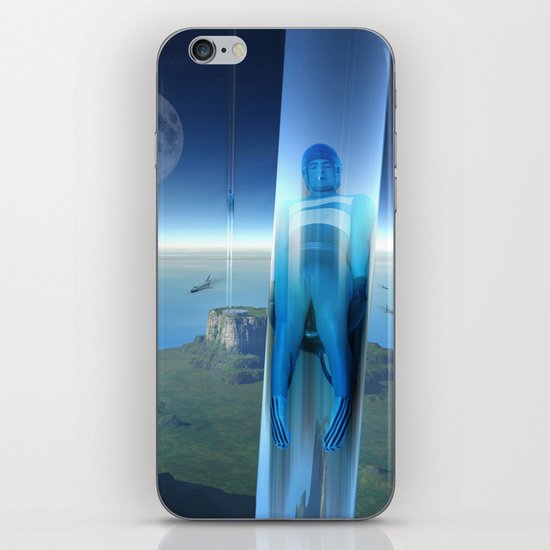 space elevator - babylon transfer station 02 iPhone & iPod Skin