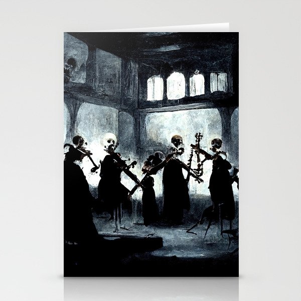 The Skeleton Orchestra Stationery Cards