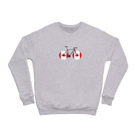 Canada Flag Cycling Crewneck Sweatshirt