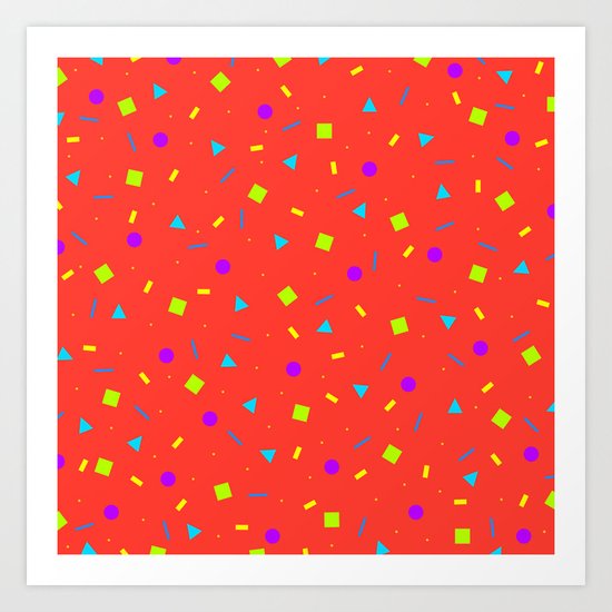 Confetti Art Print